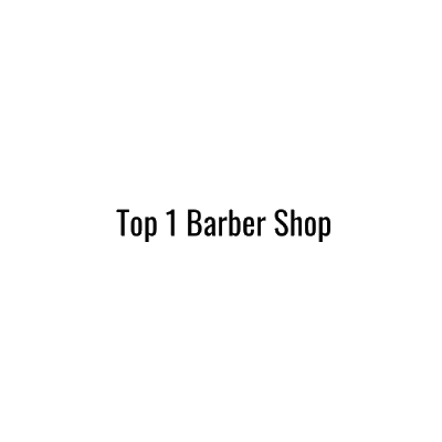 top 1 barber shop logo